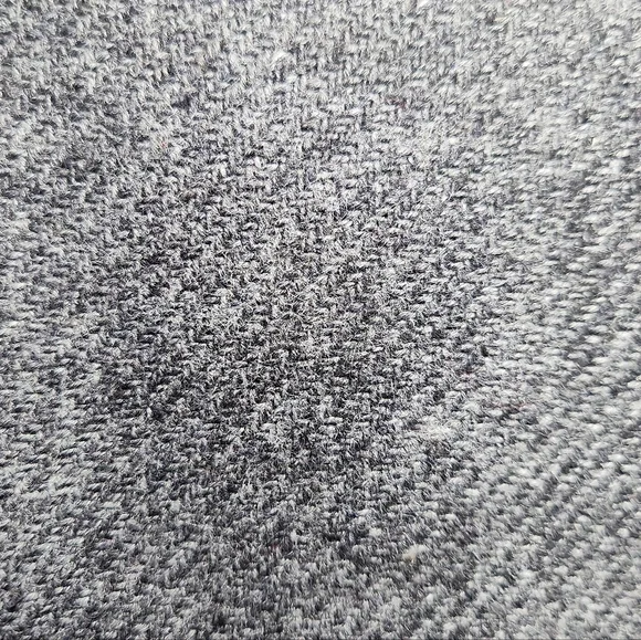 Vintage Scottish Tweed 1 Yard St Andrews Woollen Mill Charcoal Wool Fabric - Picture 4 of 8